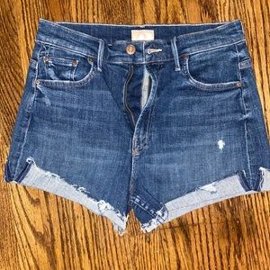 Mother denim shorts